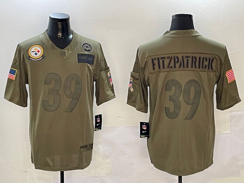 Men Pittsburgh Steelers #39 Fitzpatrick Green 2024 Nike Limited NFL Jersey style 01082->pittsburgh steelers->NFL Jersey